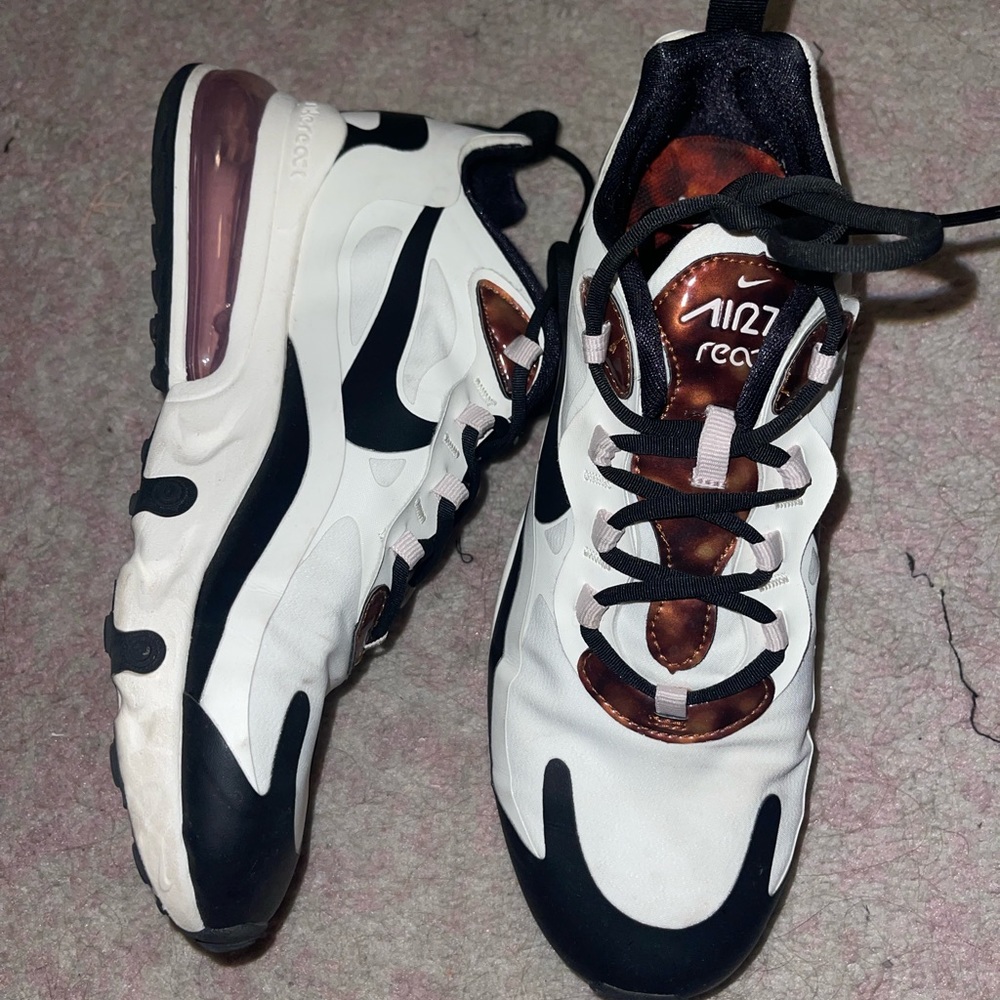 Womens Nike Air Max 270 React Tortoise Shell— 8.5– gently used